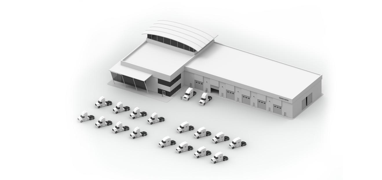 Heavy truck dealership