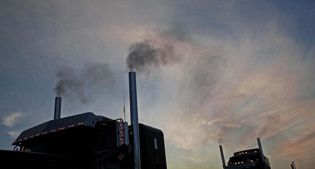 Truck exhaust